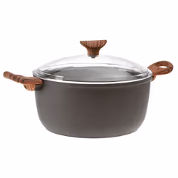 Sambonet Rock 'N' Rose, 4,5 L, Rond, Noir, Aluminium, Mineralis, Bois
