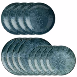 Arthur Krupp 67351BA2 kit de vaisselle 12 pièce(s) Porcelaine Bleu
