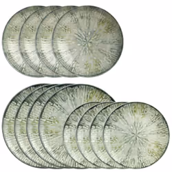 Arthur Krupp 67351GA2 kit de vaisselle 12 pièce(s) Porcelaine Gris