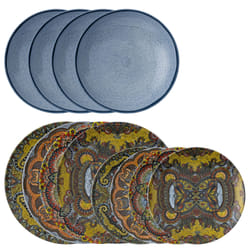 Arthur Krupp 67377-A2 kit de vaisselle 12 pièce(s) Porcelaine Bleu, Multicolore