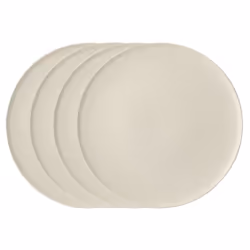 Arthur Krupp 67376-B4, Assiette pizza, Rond, Porcelaine, Blanc, Eclipse, 32 cm
