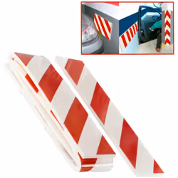 Protection Autocollant Antichoc 1mx13,7cm (2 Pièces) Pour Colonnes De Garage Droites Ou Murs