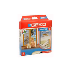 Geko - 8014846100123 940009 i de profil de joint d'étanchéité pour portes et fenêtres et découpables autocollantes, L&8239,: 6 m,