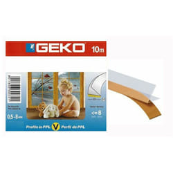Geko - Joint adhésif profil V10mincolore