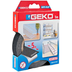 Geko - Bande antidérapante noire 5m x2.5cm