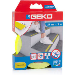 Geko - adh antiderapant 25MMX5M fluo fluorescent 220/58