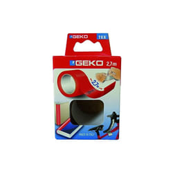 Geko - adhésif tissu plastifié 38MMX2.7M rouge