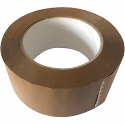 Adhésif emballage silencieux - 50 mm x 132 m - havane