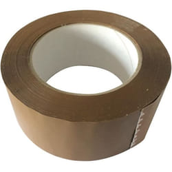 Adhésif emballage silencieux - 50 mm x 132 m - havane
