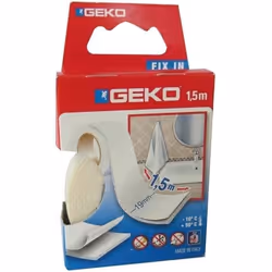Adhésif double face mousse - 19 mm x 1.5 m - blanc