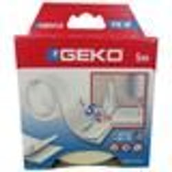 Adhésif double face mousse - 19 mm x 5 m - blanc