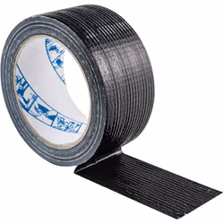 Bande adhésive toilée plastifiée 50 mm x 25 m. Excellente résistance aux agents atmosphériques. spéciale bache. Pour réparati ...