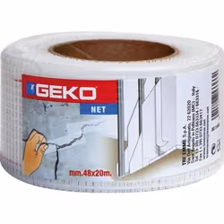 Bande Adhésive GEKO Anti-fissures Plâtre 48mm - 20m