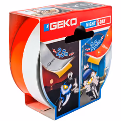 Geko - Bande adhésive réfléchissante et fluo 2p
