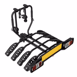 Porte-vélo sur attelage plateforme inclinable acier 4 velos Peruzzo Siena