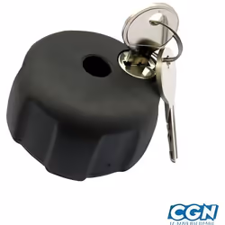 Écrou avec serrure à clé pour porte-vélos Peruzzo