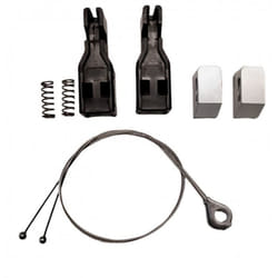 Câble pour système de pliage porte-vélos Peruzzo - noir/argenté - 4 vélos