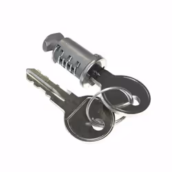 Serrure à clé pour porte-vélos Peruzzo - noir/argenté - TU