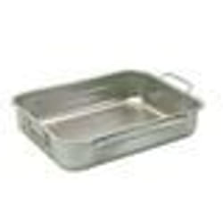 STEEL PAN Plat à four haut - Inox - 30 x 22 cm