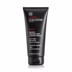 Collistar Uomo Body Toning Moisturizer, Hommes, Tous types de peau, Hydratant, Rafraîchissant, Tonifiant, 200 ml, Tube, Gel