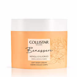 Collistar Benessere Neroli & Helichrysum, Crème, Femmes, Hydratant, Nourrissant, Adoucissant, Tous types de peau, 200 ml, Pot
