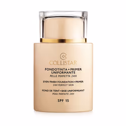 Collistar Even Finish Foundation + Primer, Bouteille, Crème, Tous types de peau, Amorçage, Lissage, Protection, Levage, Moyen ...
