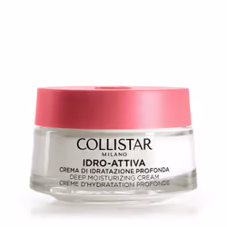 Collistar Deep Moisturizing Cream, Femmes, 50 ml, Crème, Tous types de peau, Hydratant, Nourrissant, Pulpant, Apaisant, 72 h