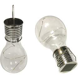 Lampe solaire Juno cinq LEDS blanches avec Moonlight -Clear Twilight Capteur