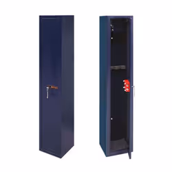 Porte-Fusils Coffre fort 3 armes avec Coffre à Trésor Dimensions 24 x 24 x 143 cm avec serrure à double panneton et Prédispos ...
