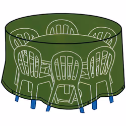 feuilles PVC Couleur verte avec fermeture élastique pour une plus grande protection.