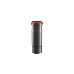 Tube télescopique pour poêle à granules professionnel noir 10X250