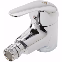 Bidet Mixer Tap Série de cuivres chromés Spécifications techniques: Échappement automatique 1/4 CARTHE CERAMIQUE Ø40 mm.