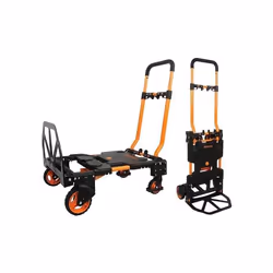Chariot diable pliable 136 kg 2 Positions Chariot professionnel à roues BRIXO