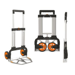 Chariot diable pliable 125kg Aluminium Professionnel KOMPACT BRIXO