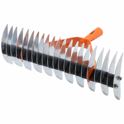 double rastal en acier galvanisé 21 dents Longueur: 49 cm