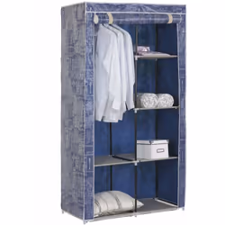 Armoire Armoire dans TNT Armoire pratique et polyvalente avec courbure et étagères.  Idéal comme garde-robe, garde-robe en li ...