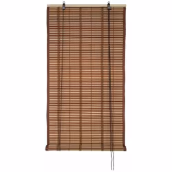 folk bambou Bamboo et rouleau à roulettes en bambou et mi-ollino avec barre en bois massif joints de polyester et cordon Poul ...