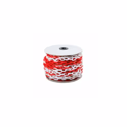 Bi -Colore ovale, blanc et rouge OVAL-THEATHINAT LIMITATION AVEC JECTIONNEMENTS MESH. Idéal pour délimiter les aires de stati ...