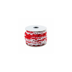 Fraschetti - Chaîne de délimitation en plastique rouge blanc 6 mm d'épaisseur Rolle 25 mètres Brixo