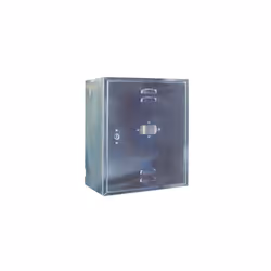 En tôle galvanisée épaisseur 6/10, munie de trappe de visite anti-coupure, serrure en fer chromé avec système carré 7x7 mm, c ...