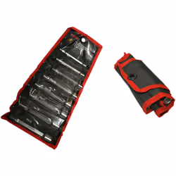 Clés à douilles en acier au chrome vanadium contenues dans une mallette pratique de 8 pièces : 6x7 mm. - 8x9mm. - 10x11mm.- 1 ...