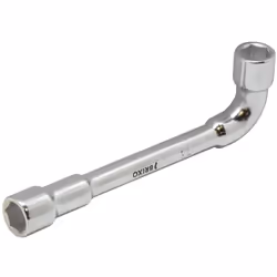 Clé à double tuyau Chrome Vanadium hexaghétique avec trou de passager Disponible de 6 à 24 mm.