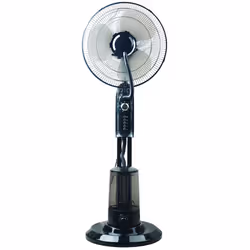 Fraschetti 496095, Ventilateur à lame domestique, Noir, Sol, 40 cm, 3,2 L, 75 W