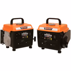Puissance moteur 650/800 Watt - 63 cc. - 2T. Démarreur à rappel, capacité du réservoir 4 litres, autonomie de charge 7 heures ...
