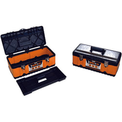 Boîte à outils/équipement Brixo en métal avec plateau amovible 55 cm