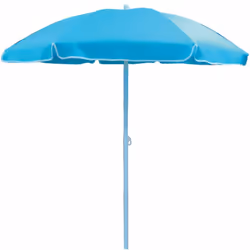 Fraschetti - Parapluie de plage inclinable avec boîtier d'épaule - Solero Celeste
