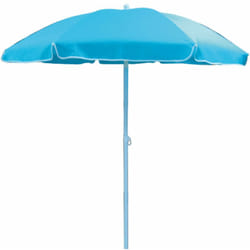 Fraschetti - Parapluie de plage inclinable avec boîtier d'épaule - Solero Celeste