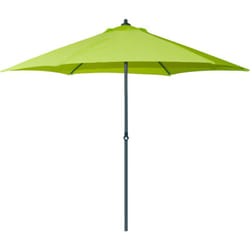 Fraschetti - Parapluie du jardin en aluminium rond 270 cm avec bouton pour ajustement vert clair