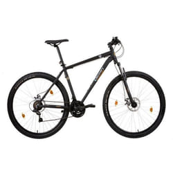 Vélo VTT 29 Télescopique Homme Discovery Adventures Freins à disque - Cadre Alu - Poignées gâchettes & Dérailleur Shimano