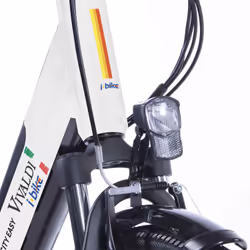 i-Bike City Easy Vivaldi Noir, Blanc Aluminium 71,1 cm (28") 25 kg Lithium-Ion (Li-Ion)
